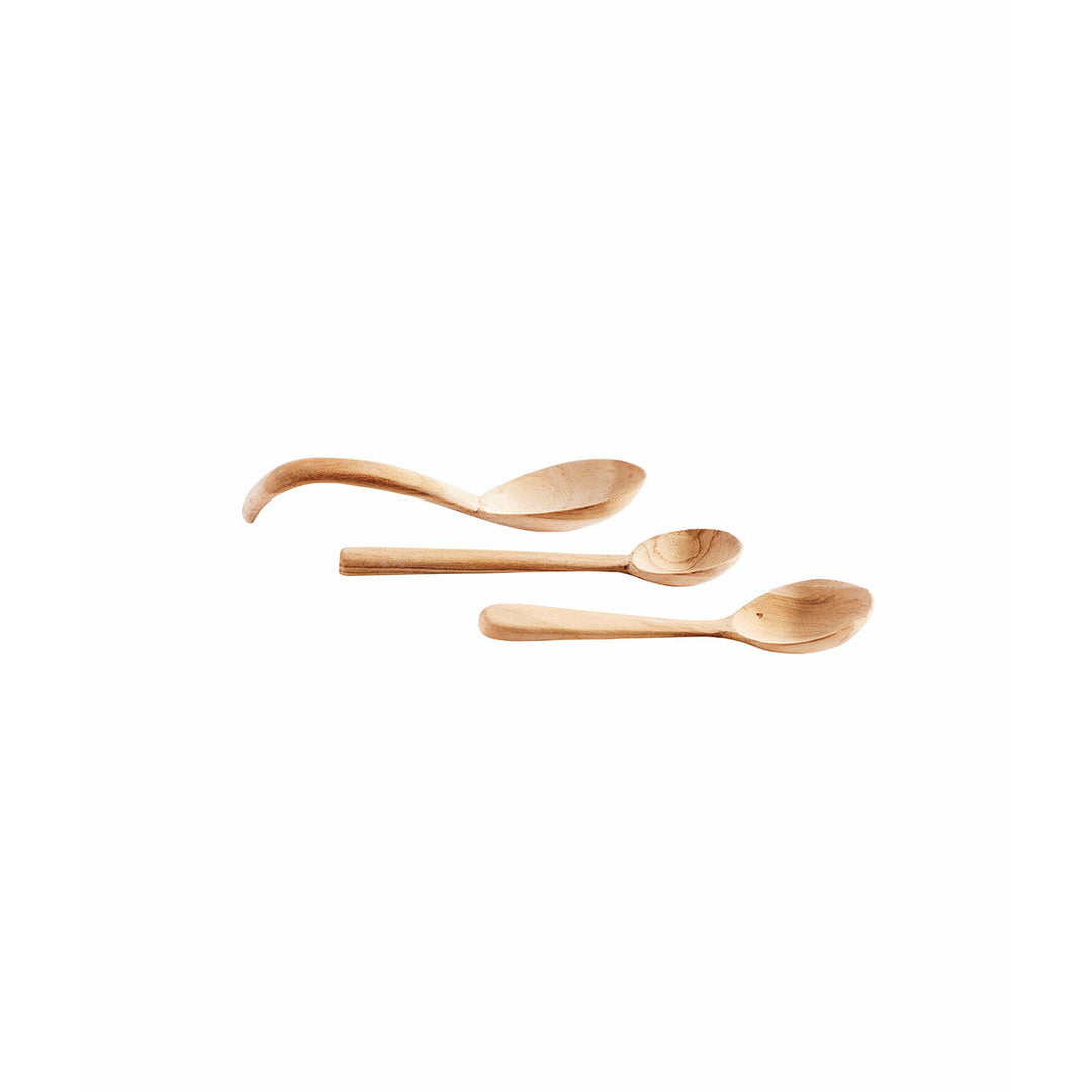 Muubs Skeer The musketeers S/3 - Natur - Teak - L: 15 cm - DesignGaragen.dk.