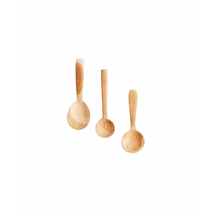 Muubs Skeer The musketeers S/3 - Natur - Teak - L: 15 cm - DesignGaragen.dk.