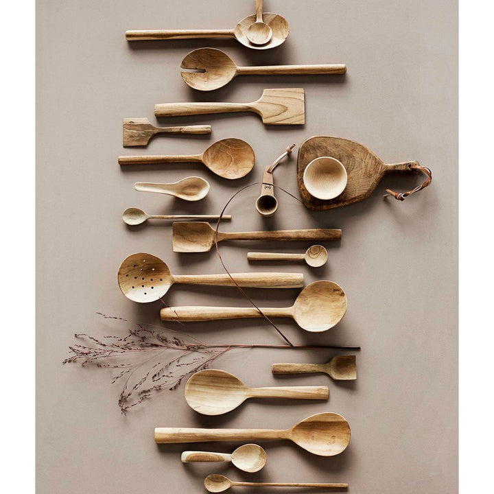 Muubs Skeer The musketeers S/3 - Natur - Teak - L: 15 cm - DesignGaragen.dk.