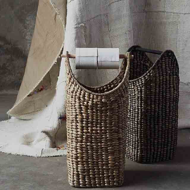 Muubs Kurv High - Natur - Vandhyacint - W: 30 H: 60 D: 27 cm - DesignGaragen.dk.