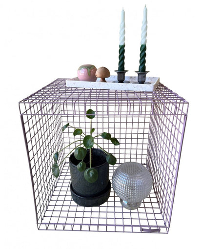 Kalager Design WIRE CUBIC, pastel violet