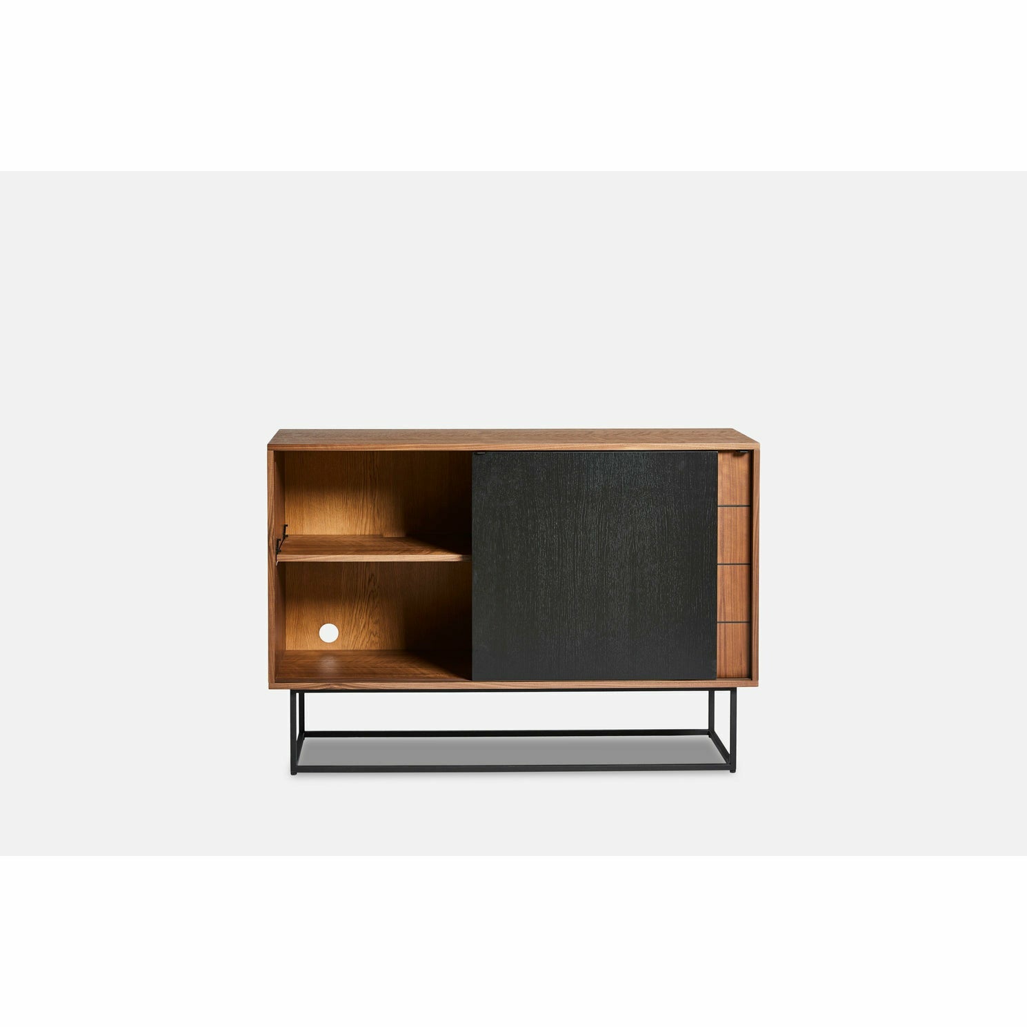 WOUD -  Virka sideboard (High) - Walnut/black