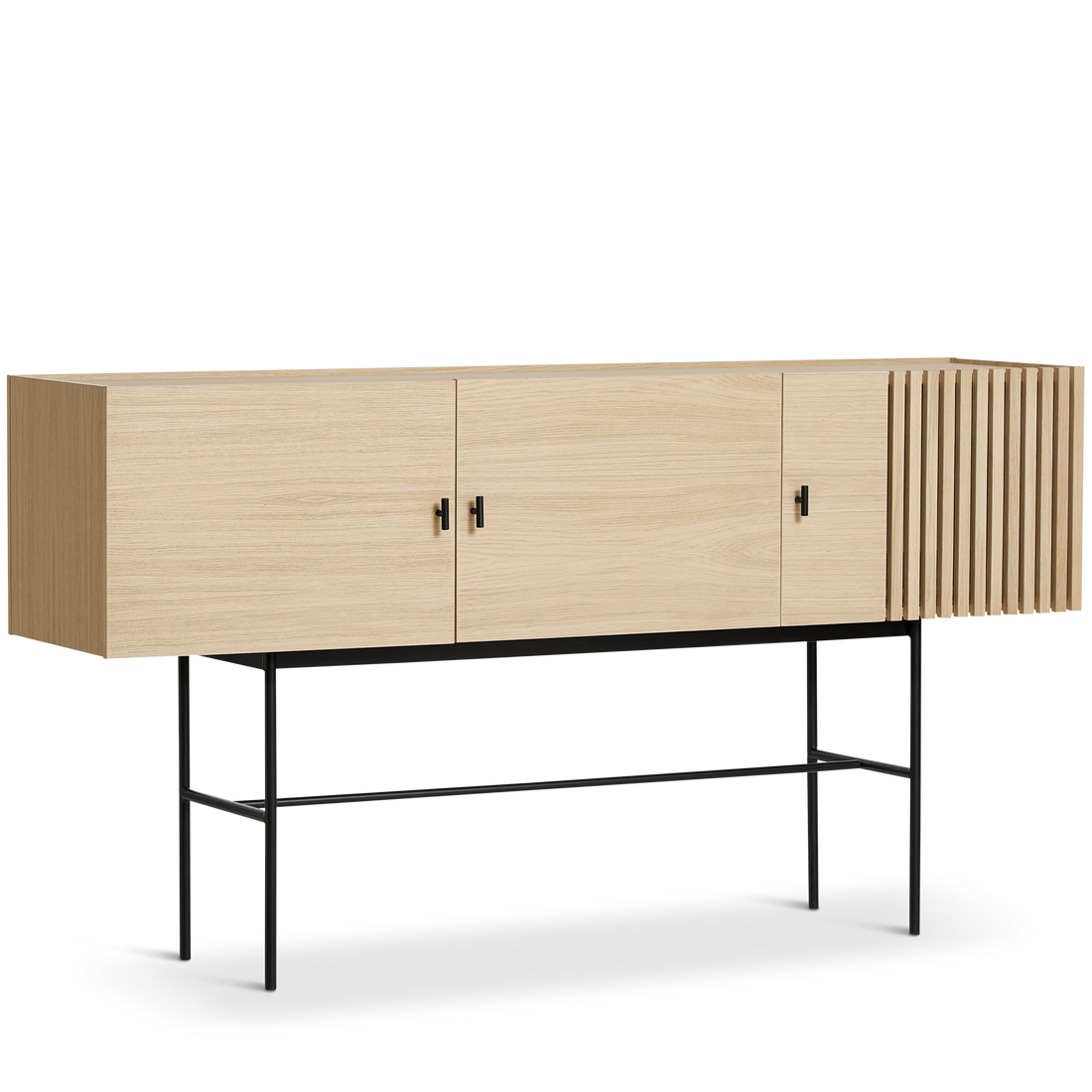 WOUD -  Array sideboard (180 cm) - White pigmented oak