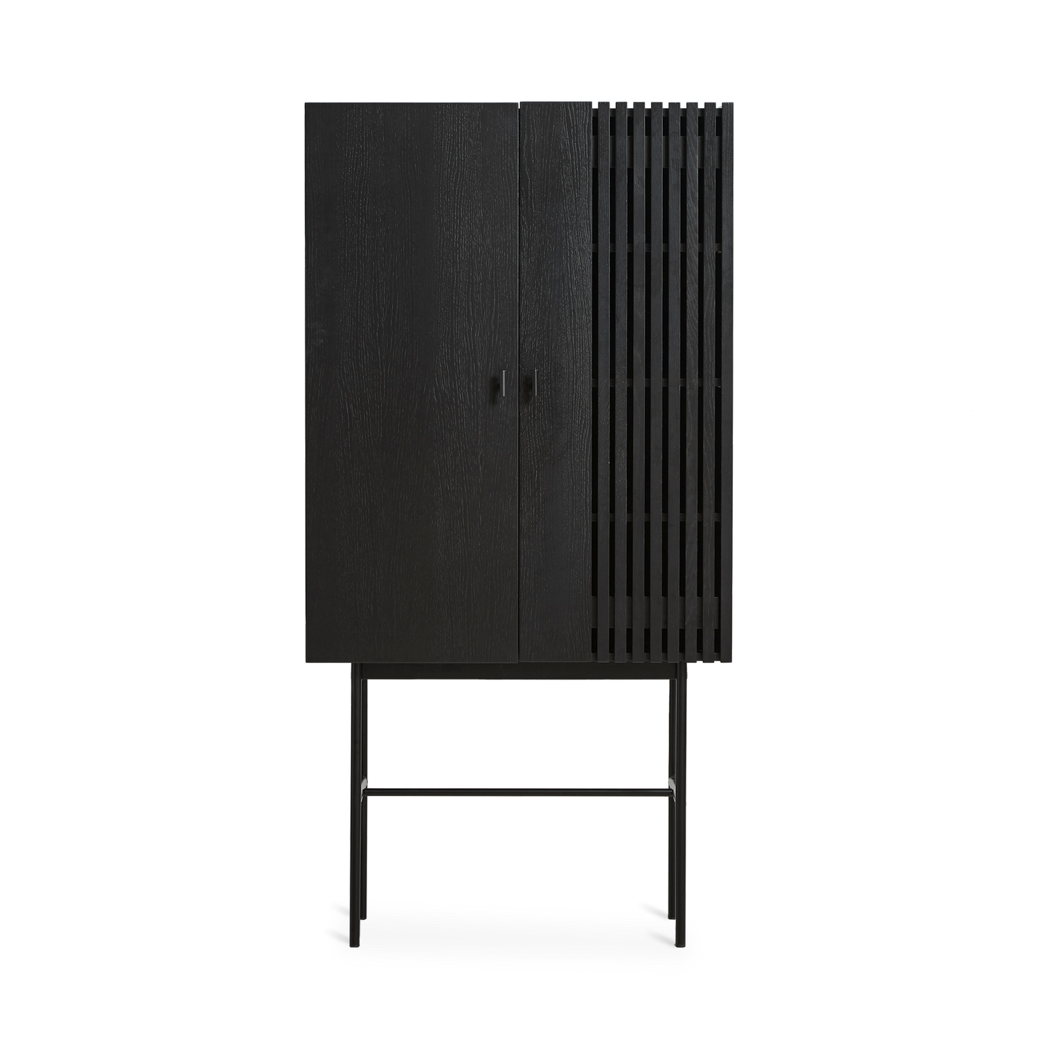 WOUD -  Array highboard (80 cm) - Black