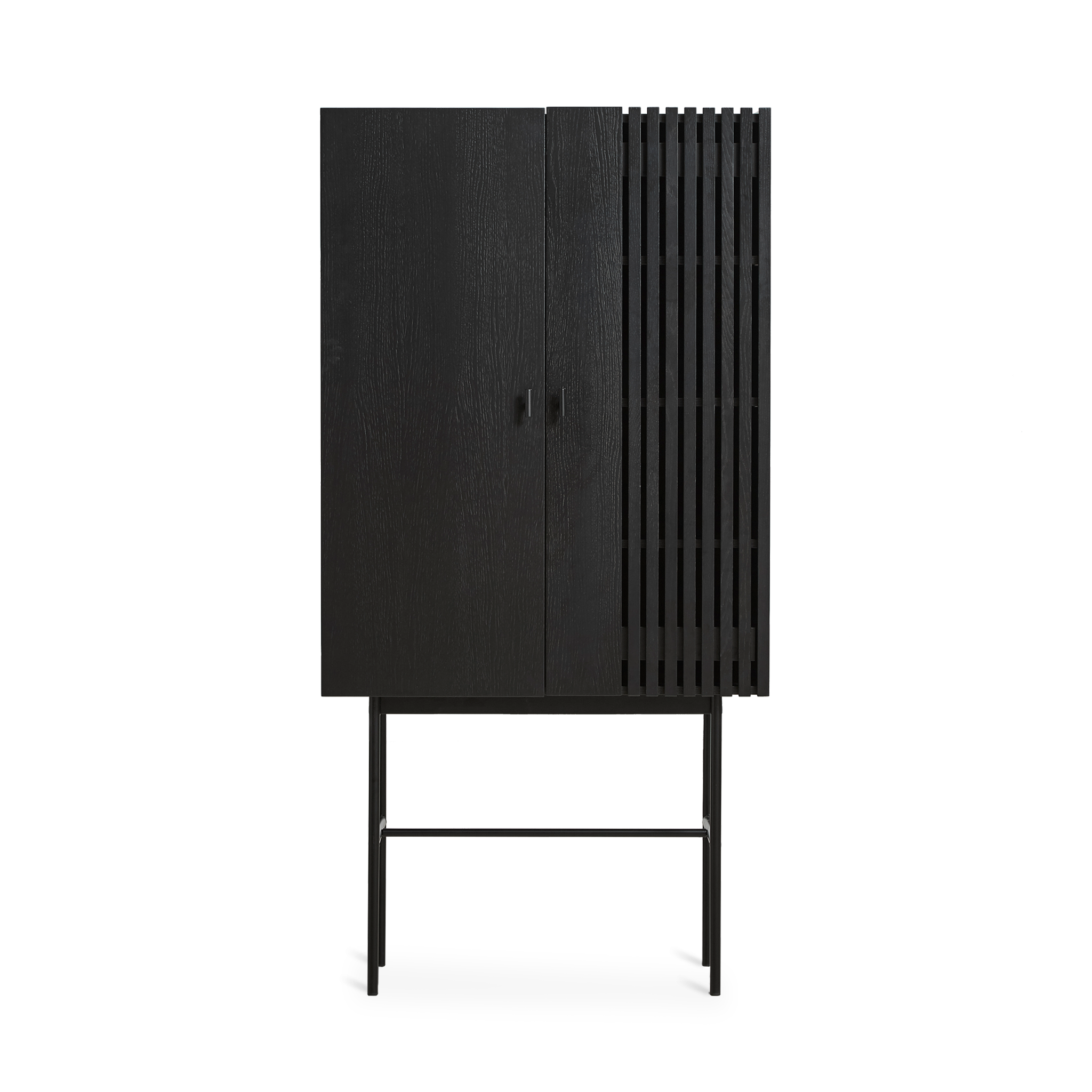 WOUD -  Array highboard (80 cm) - Black