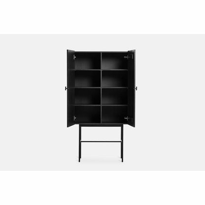 WOUD -  Array highboard (80 cm) - Black