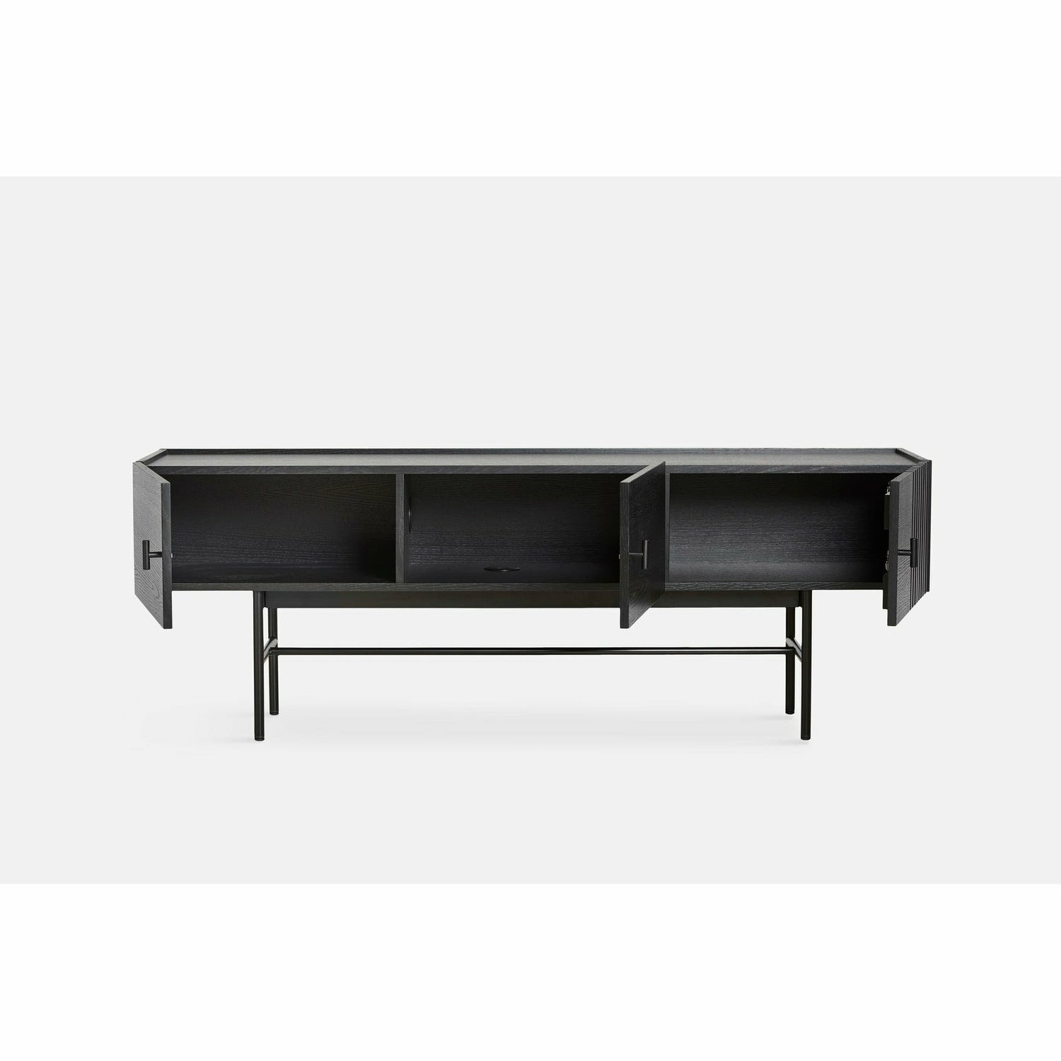 WOUD - Array low sideboard (150 cm) - Black - WOUD - DesignGaragen.dk