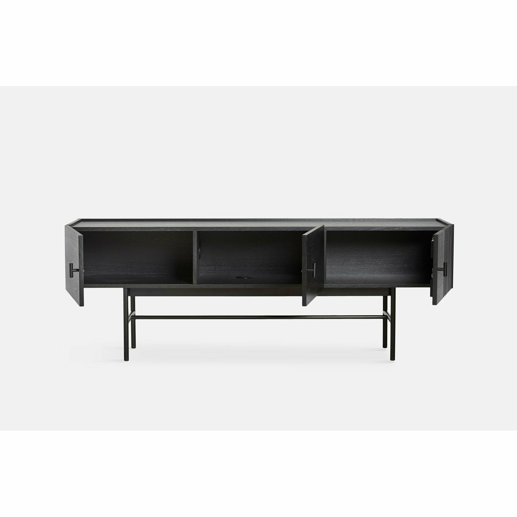 WOUD -  Array low sideboard (150 cm) - Black