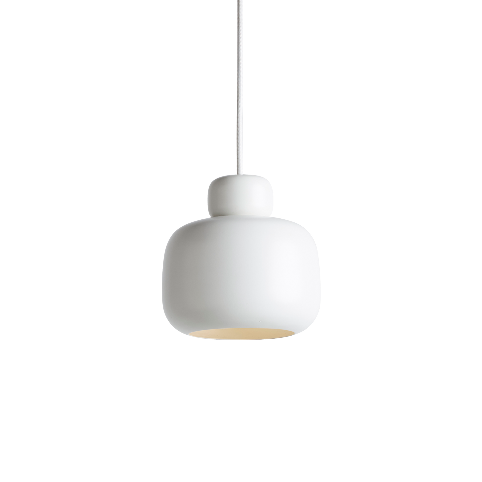 WOUD -  Stone pendant (Small) - White