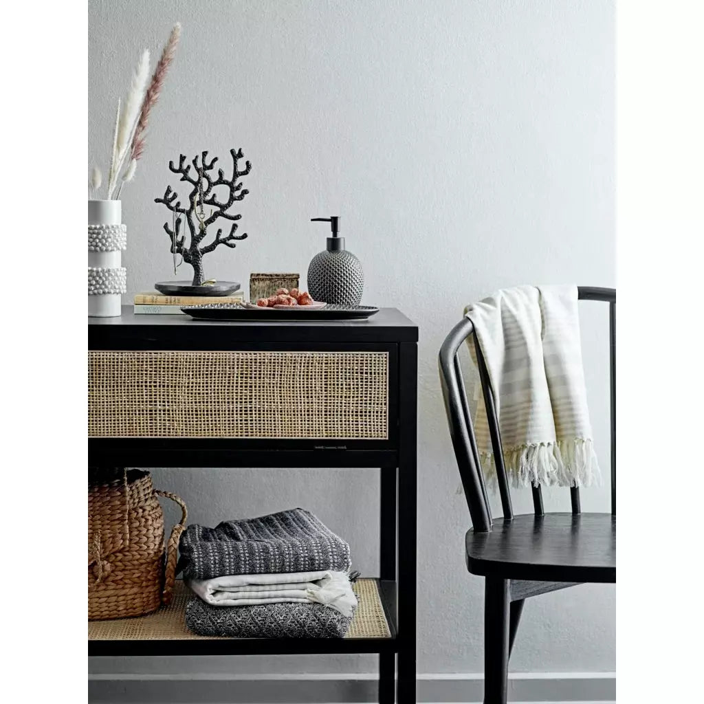 Bloomingville - Alvia Cabinet, Black, Pine H.100xB.35xL.120 cm