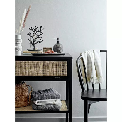 Bloomingville - Alvia Cabinet, Black, Pine H.100xB.35xL.120 cm