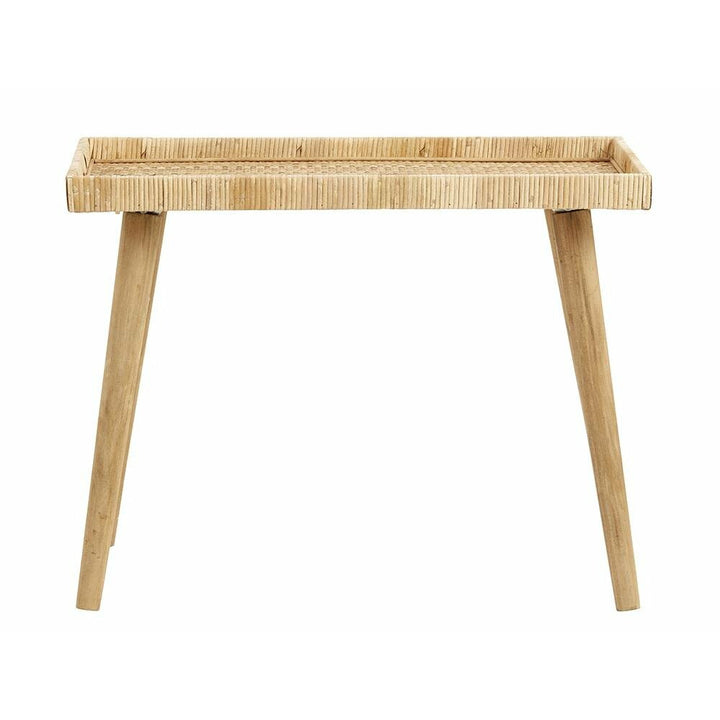 Nordal RIVA bord i rattan - 70x33 cm - natur