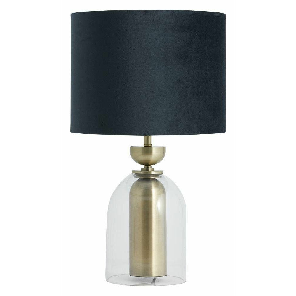 Nordal GALAXY bordlampe / lampefod i glas og metal - h39 cm