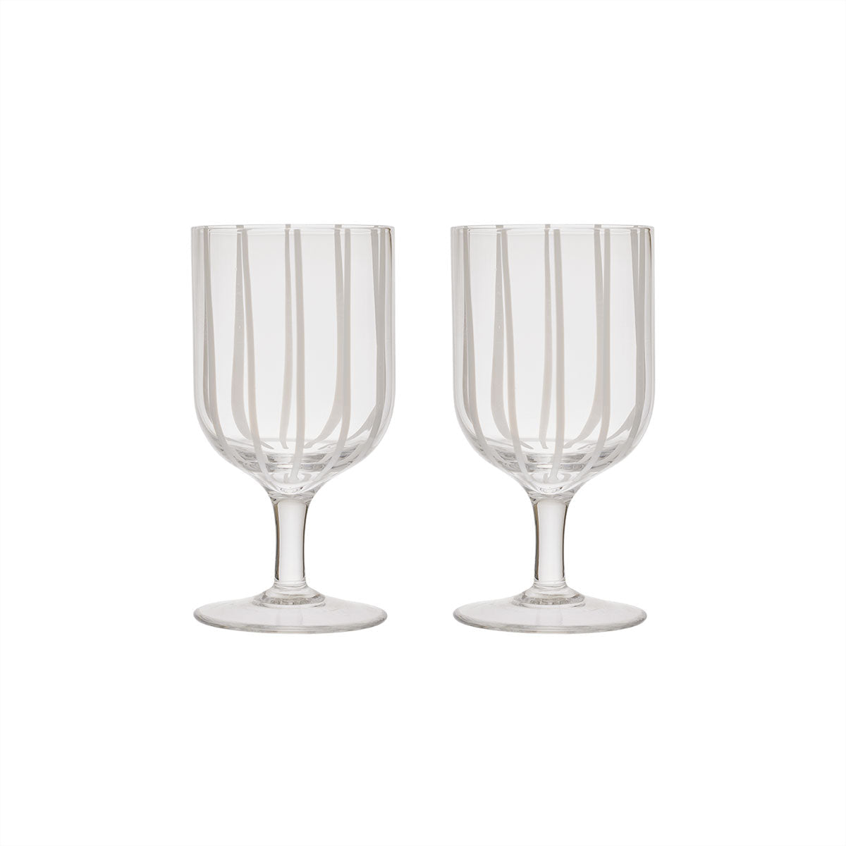 OYOY LIVING Mizu Vinglas - Pakke med 2 - Klar