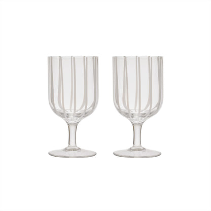 OYOY LIVING Mizu Vinglas - Pakke med 2 - Klar