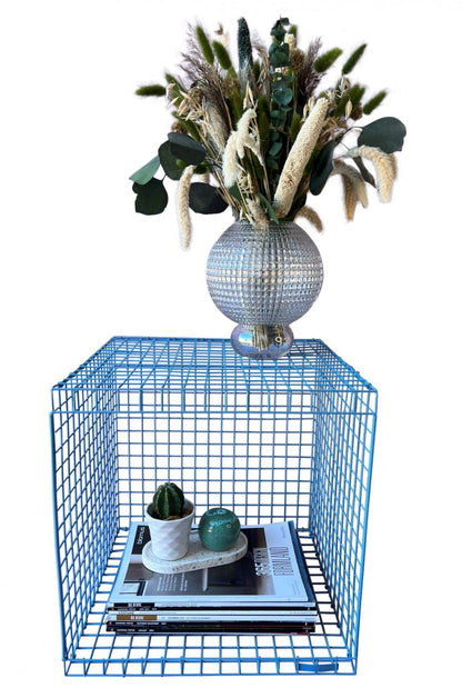 Kalager Design WIRE CUBIC, marineblå