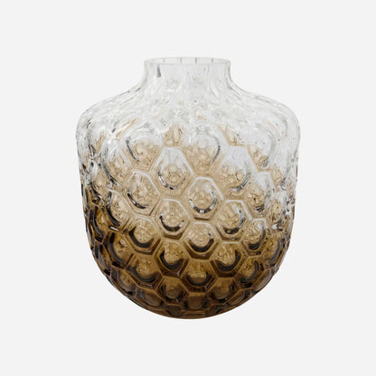 House Doctor-Vase, Art Deco, Brun-h: 31 cm, dia: 24 cm