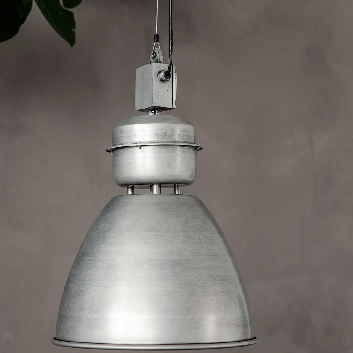 House Doctor - Lampe, Volumen, Gunmetal - h: 52 cm, dia: 35 cm