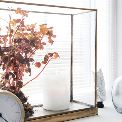 House Doctor - Displayboks, Antik metallisk - l: 40 cm, w: 11 cm, h: 27 cm