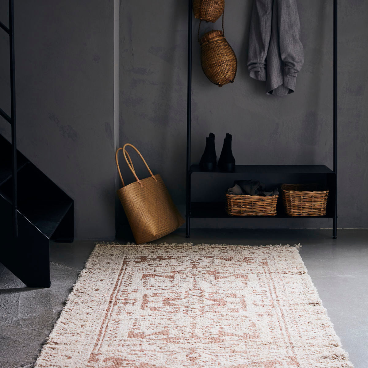 House Doctor - Tæppe, Wowe, Beige 200x90 cm
