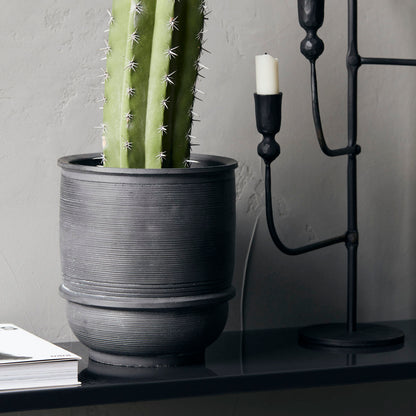 House Doctor - Urtepotte, Ground, Beton - h: 16 cm, dia: 14 cm