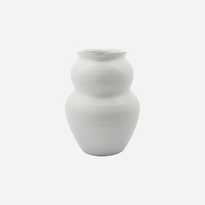 House Doctor-Vase, Juno, Hvid-h: 22.5 cm, dia: 17 cm
