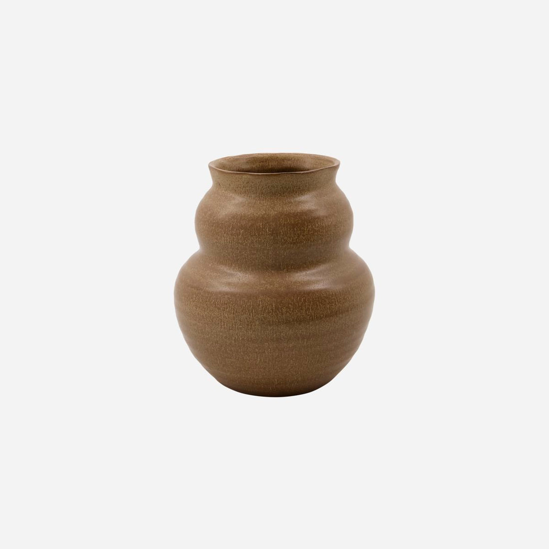 House Doctor-Vase, Juno, Camel-h: 19 cm, dia: 17 cm
