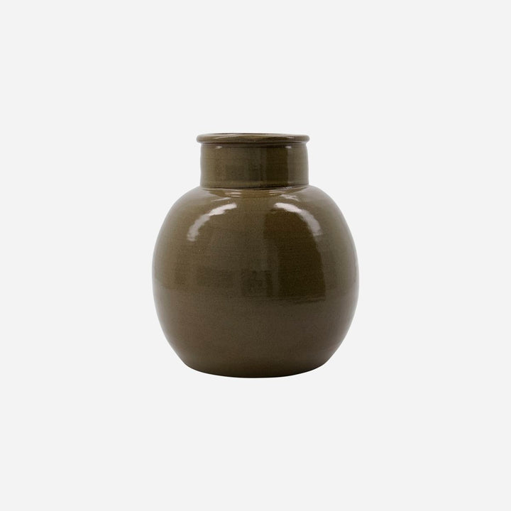 House Doctor-Vase, Aju, Grøn-h: 21 cm, dia: 21 cm