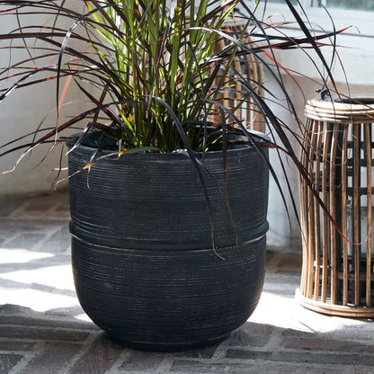 House Doctor - Urtepotte, Ground, Beton - h: 28 cm, dia: 28 cm