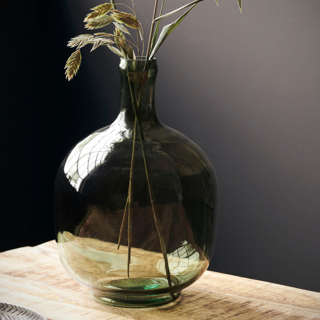 House Doctor-Vase, Tinka, Grøn-h: 31.5 cm, dia: 24 cm