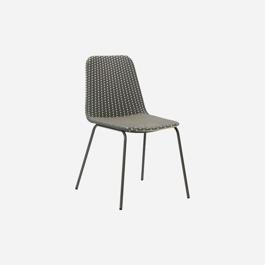 House Doctor-Stol, Bast, Grøn-l: 55 cm, w: 48.8 cm, h: 82 cm