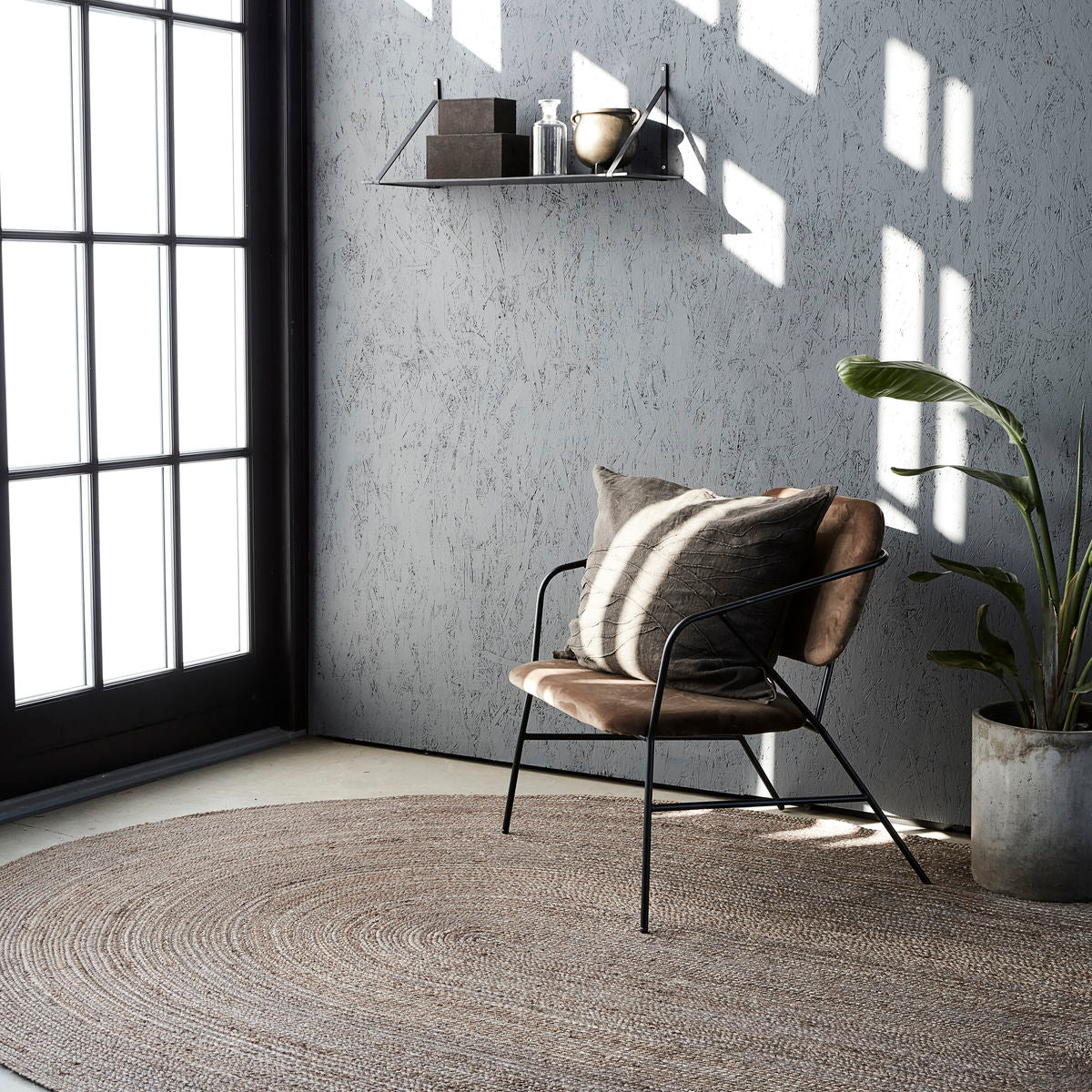 House Doctor - Flaske m. låg, Farma, Klar - h: 17 cm, dia: 9 cm