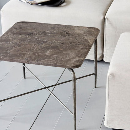 House Doctor-Sofabord, Square, Brun-l: 60 cm, w: 60 cm, h: 45 cm