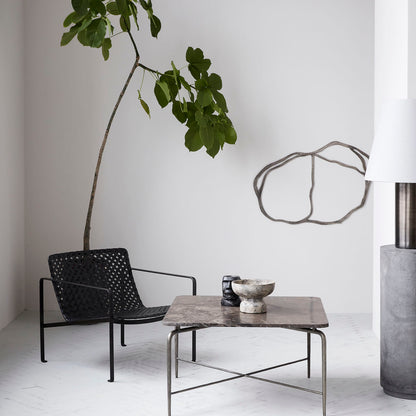 House Doctor - Sofabord, Square, Brun - l: 80 cm, w: 80 cm, h: 45 cm