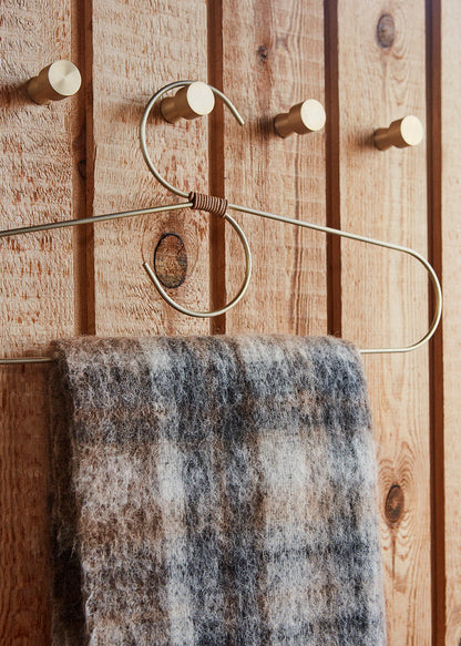 OYOY LIVING Fuku Hanger - Pack of 2 - Messing