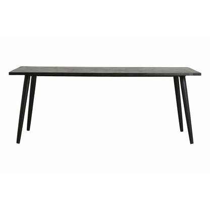 Nordal HAU spisebord i træ - 200x90 cm - sort