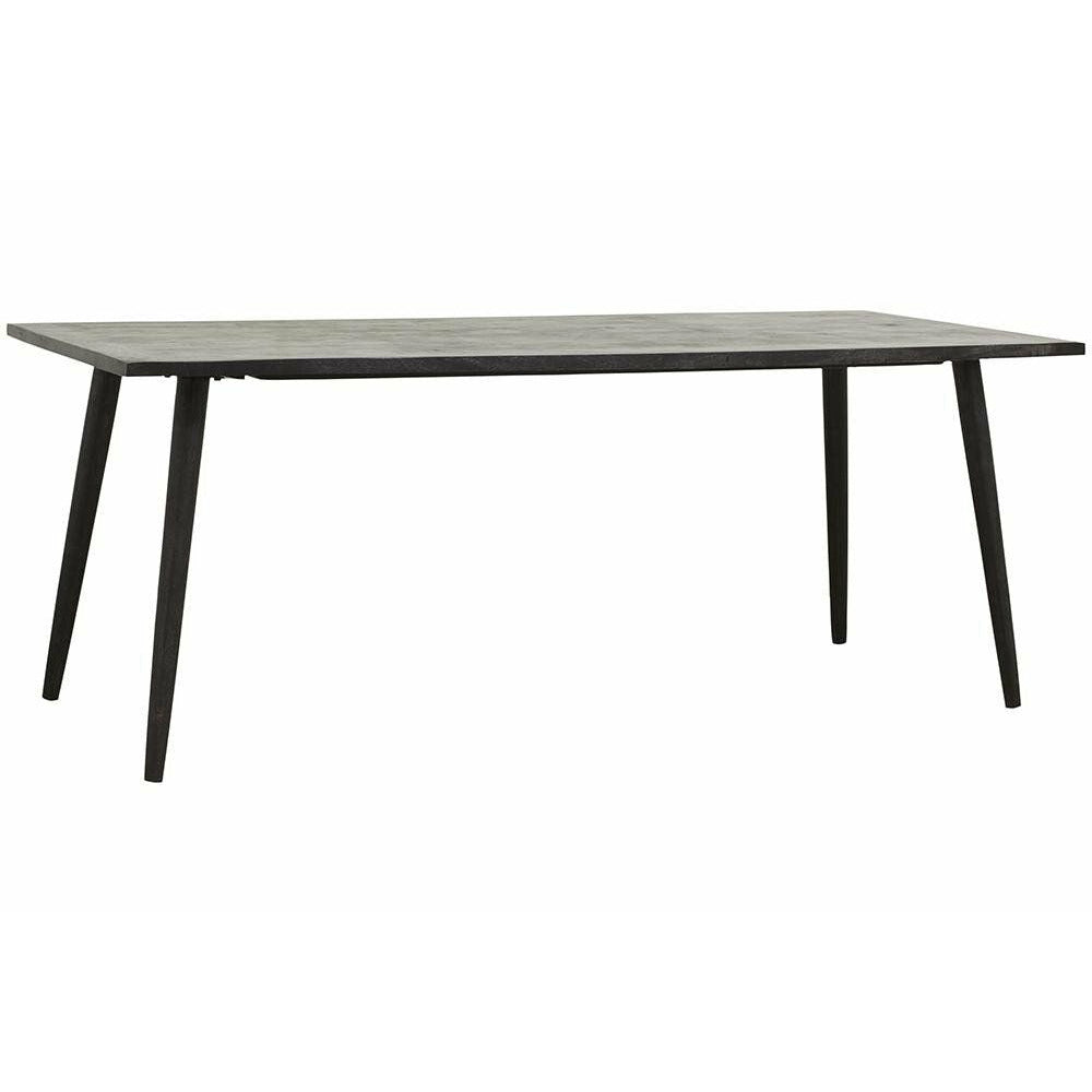 Nordal HAU spisebord i træ - 200x90 cm - sort