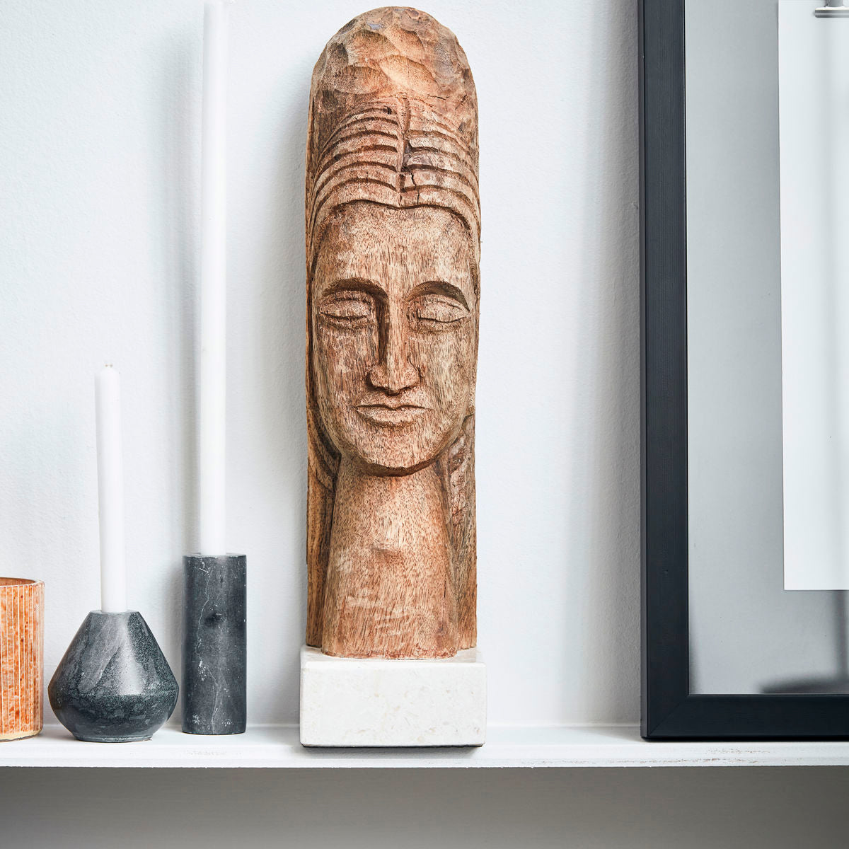 House Doctor - Kunstværk, Mindful, Natural - w: 9 cm, h: 36 cm