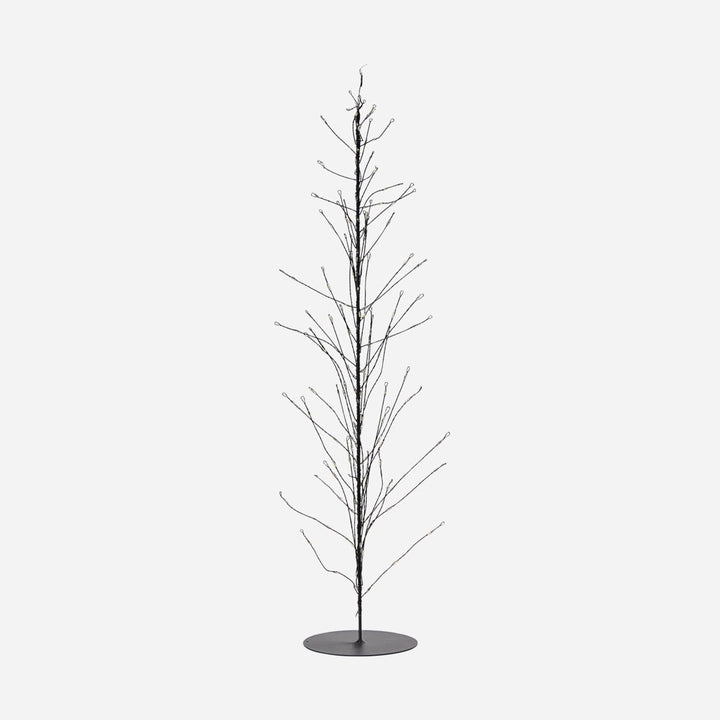 House Doctor-Juletræ i ståltråd, Glow, Sort-h: 60 cm, dia: 12 cm