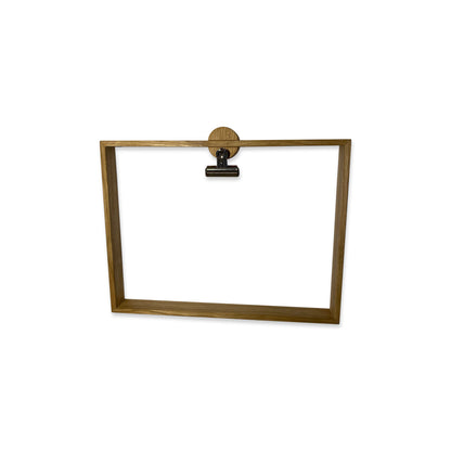 Langbo A4 Frame - White Oiled Oak / Chrome