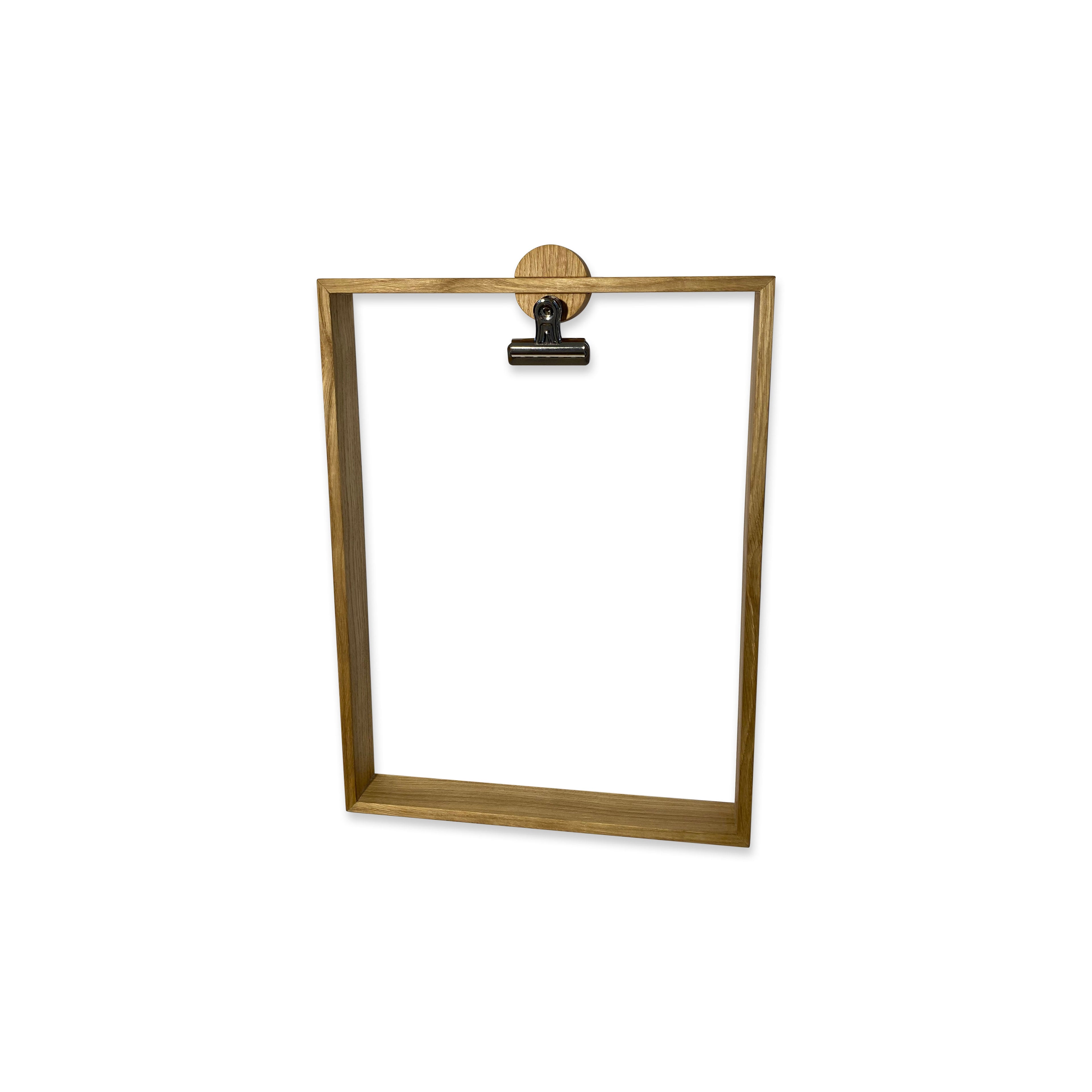 Langbo A4 Frame - Smoked Oiled Oak / Chrome