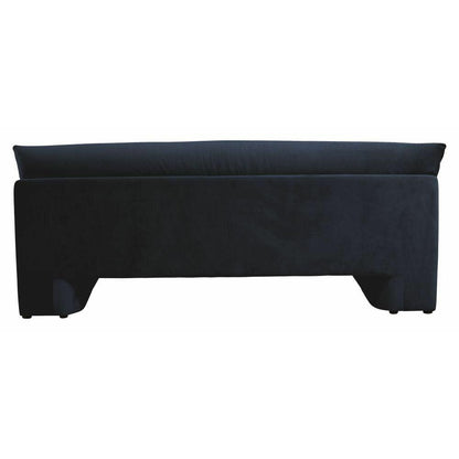 Nordal GEO sofa med betræk i velour - L215 cm - mørkeblå