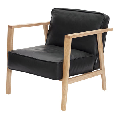 Andersen Furniture - LC1 Loungestol - sort læder/stel i eg