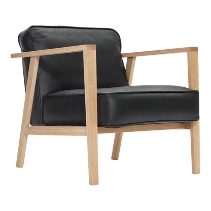 Andersen Furniture - LC1 Loungestol - sort læder/stel i eg - Andersen Furniture - DesignGaragen.dk
