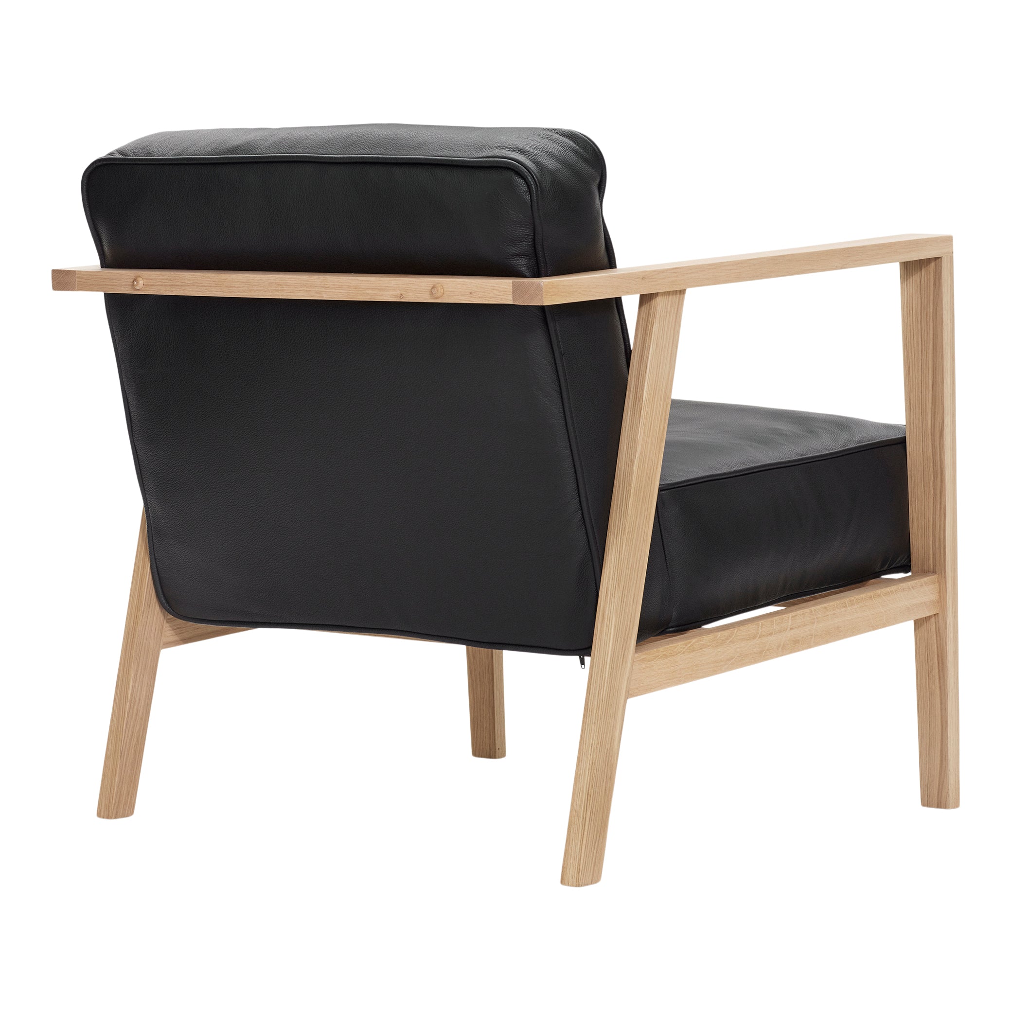 Andersen Furniture - LC1 Loungestol - sort læder/stel i eg