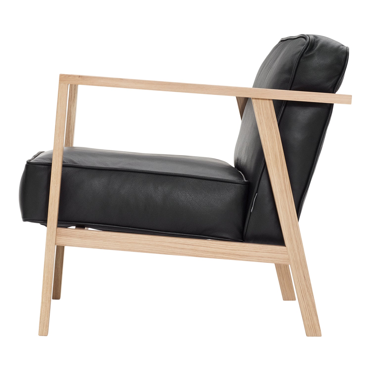 Andersen Furniture - LC1 Loungestol - sort læder/stel i eg - Andersen Furniture - DesignGaragen.dk