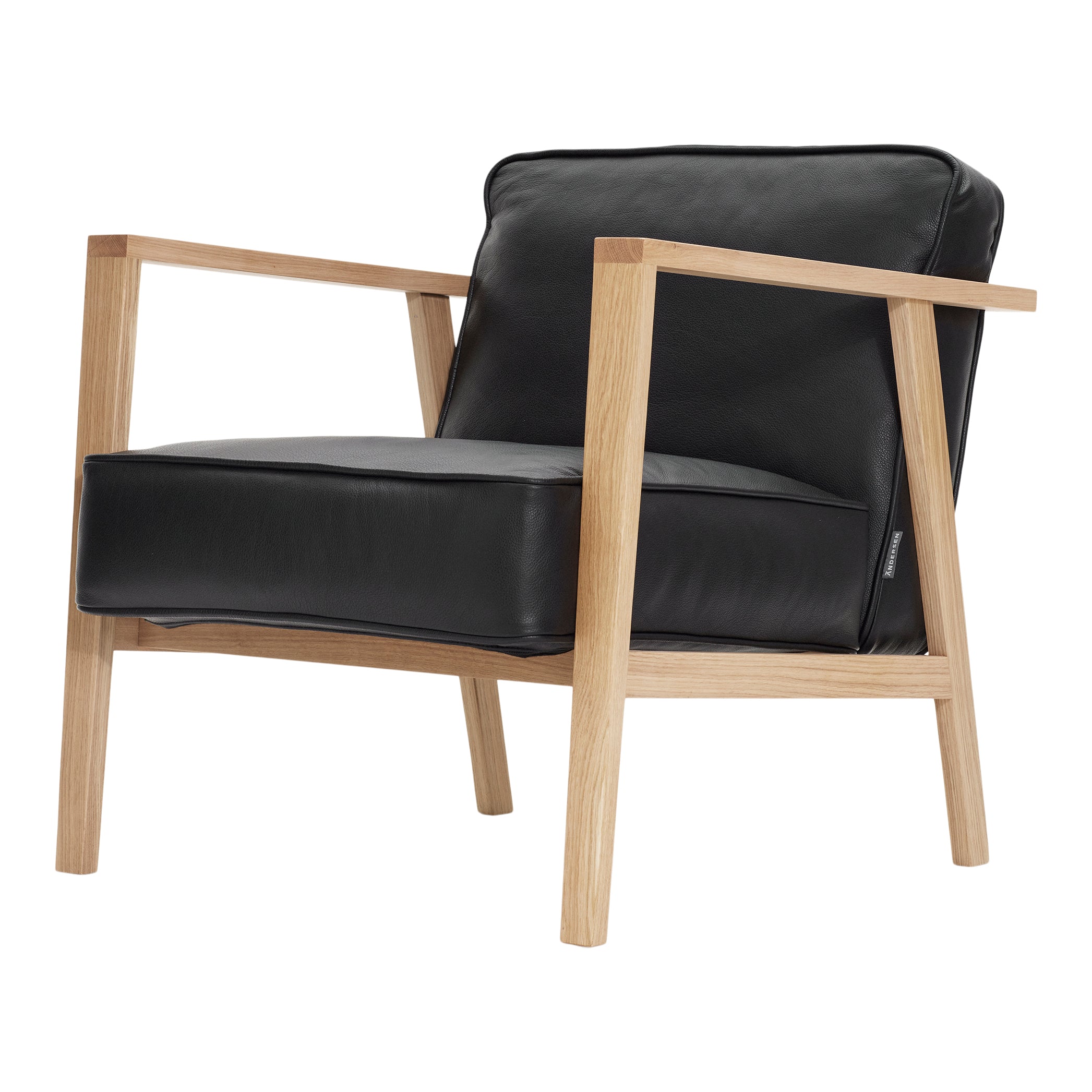 Andersen Furniture - LC1 Loungestol - sort læder/stel i eg - Andersen Furniture - DesignGaragen.dk