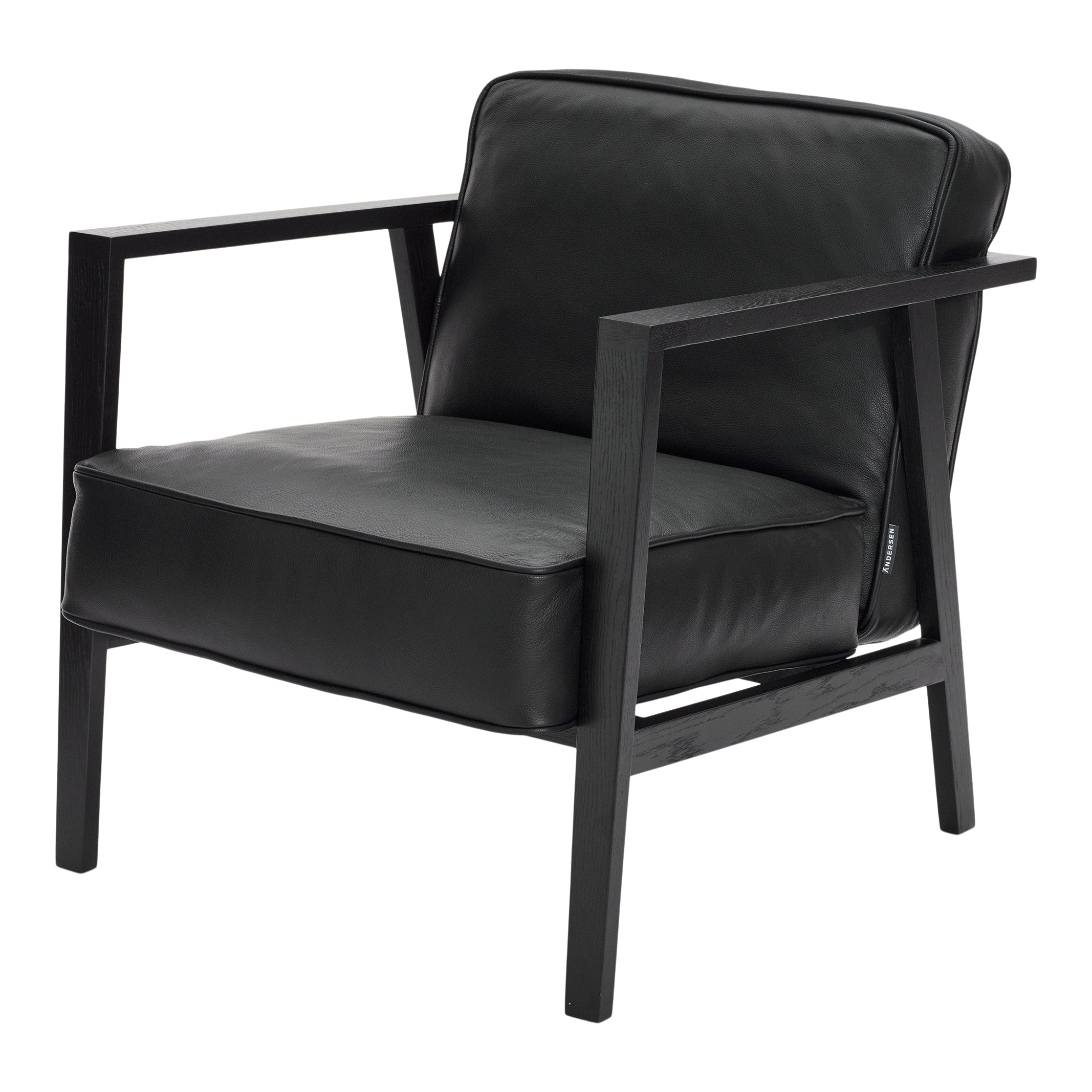 Andersen Furniture - LC1 Loungestol - sort læder/stel i sortlakeret - Andersen Furniture - DesignGaragen.dk
