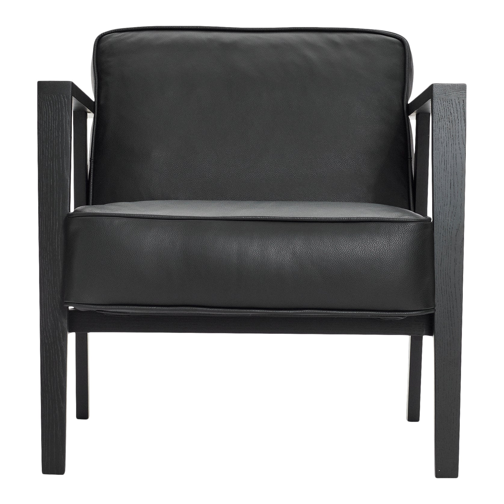 Andersen Furniture - LC1 Loungestol - sort læder/stel i sortlakeret - Andersen Furniture - DesignGaragen.dk