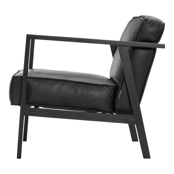 Andersen Furniture - LC1 Loungestol - sort læder/stel i sortlakeret